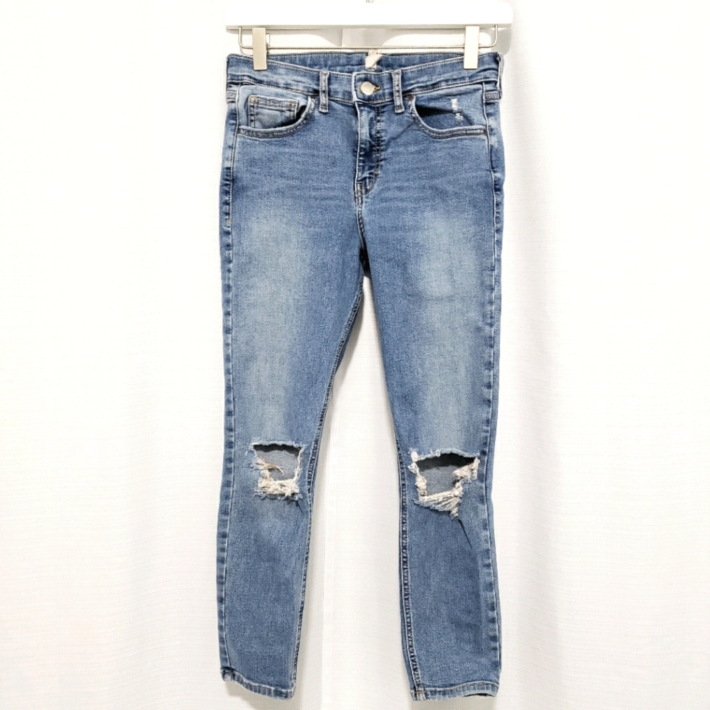 TopShop Moto Jamie Distressed Jeans